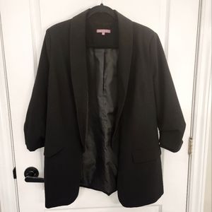 Black oversized blazer